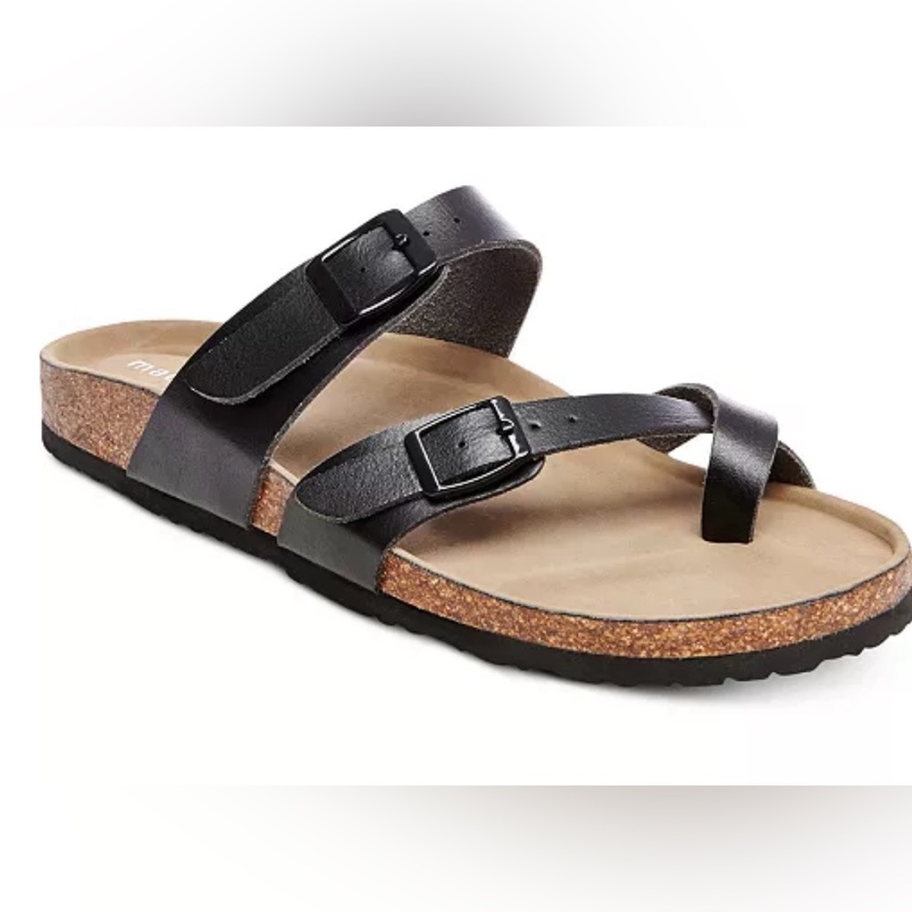 Madden Girl and Bryceee Footbed Sandals - size 7.5